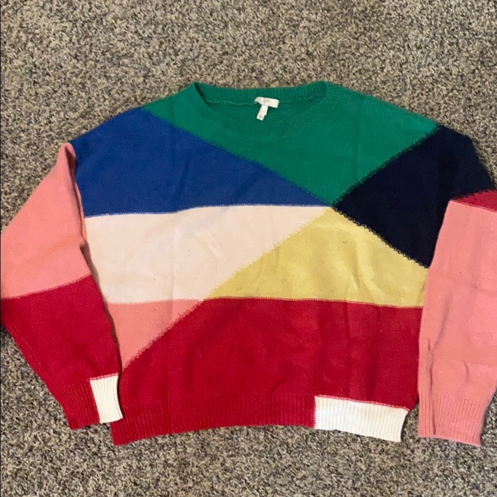 Joie Color Block Sweater